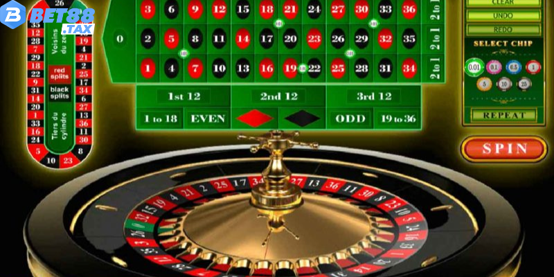 Hình thức đặt cược roulette online đa dạng